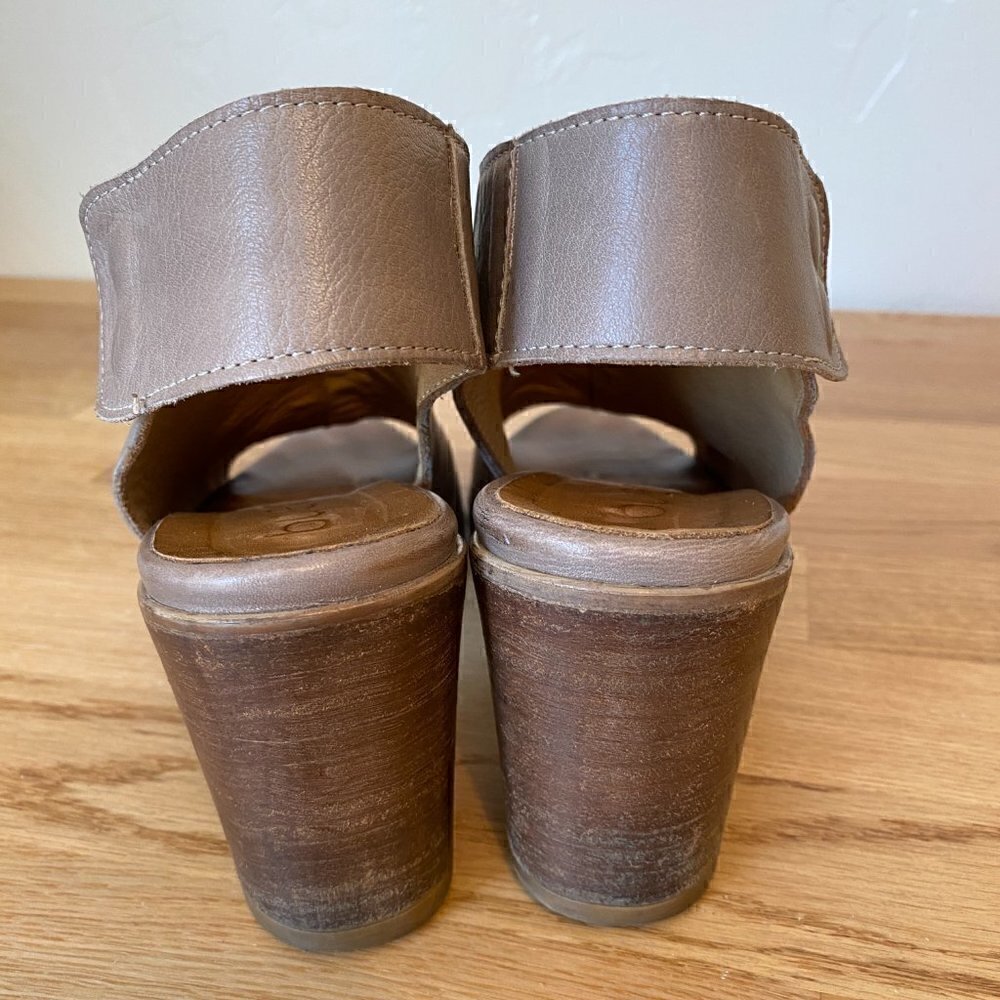 Bueno UMAY Block Heel Sandals Nude / Tan - Picture 6 of 13